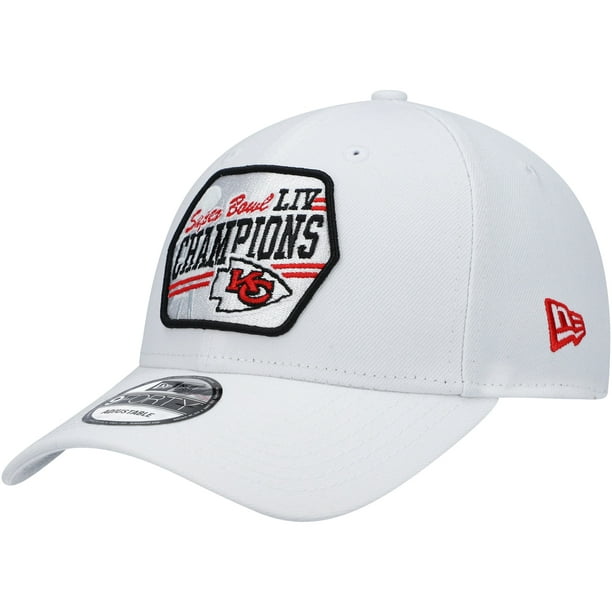 New Era Kansas City Chiefs 9Forty Super Bowl LIV Champions Locker Room Adjustable Hat 